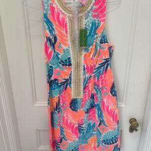 Lilly Pulitzer new w tags Pink and Blue Alexa shift  Dress